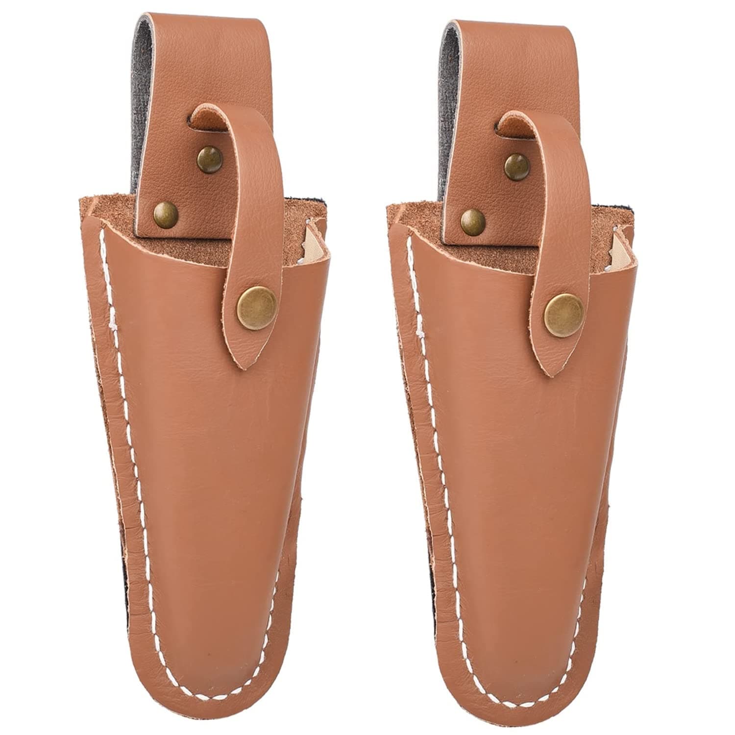 Excefore Leather Sheath Tool,Premium Leather Secateurs & Pruning Scissors - Durable Garden Tool Pouch Holder with for Easy Access - Ideal Gift for Gardeners