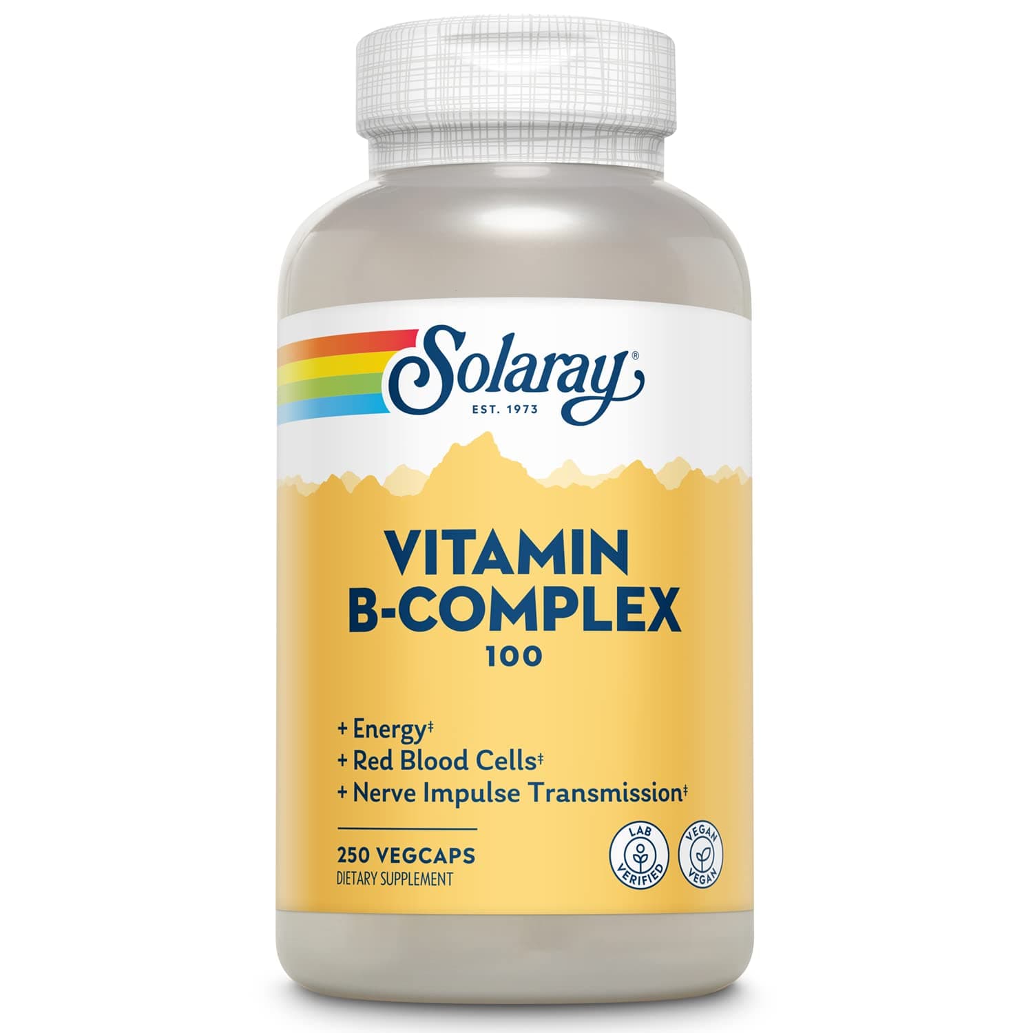 SOLARAY B-Complex 100 250 Veggie Capsules