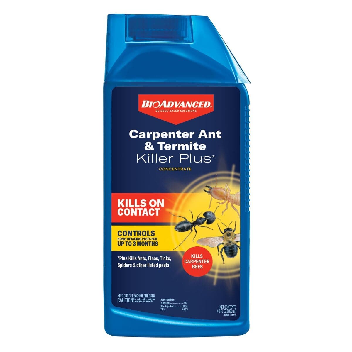 Carpenter Ant & Termite Killer Plus, Concentrate, 40 oz, Insect Killer, Outdoor Bug Spray