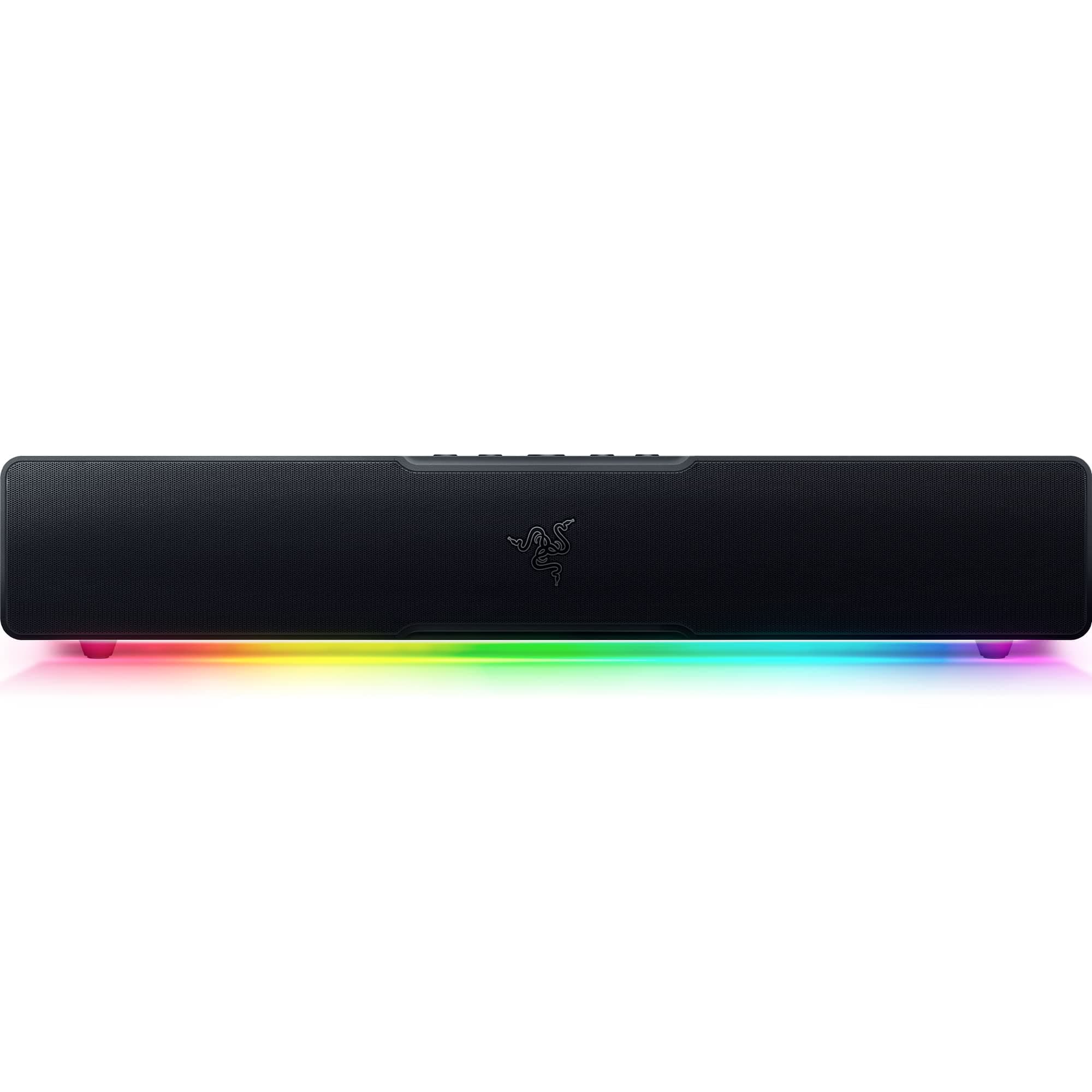 Razer Leviathan V2 X - PC Gaming Soundbar (Full-Range Drivers, Compact Desktop Form Factor, USB Type C Power and Audio Delivery, Bluetooth 5.0) Black