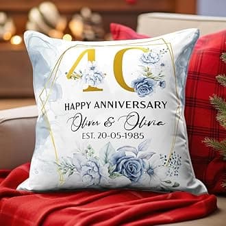 Personalized Mr and Mrs Pillows, Wedding Gifts for Couples with Name, Hubby Wifey Pillow Cases, Bridal Shower Gifts Valentines' Day for Her (Mr & Mrs-09)