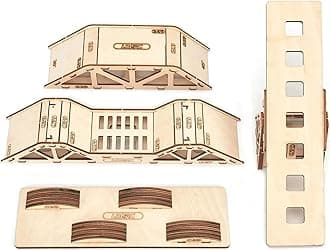 LDARC Climbing Kit Obstacle Course 4-Piece Set for X43 Crawler/M58 Buggy, Canopy, Teeter Totter, Ramps, Rolling Roads