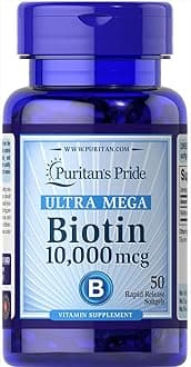 Ultra Mega Biotin 10000 Mcg 50 Count