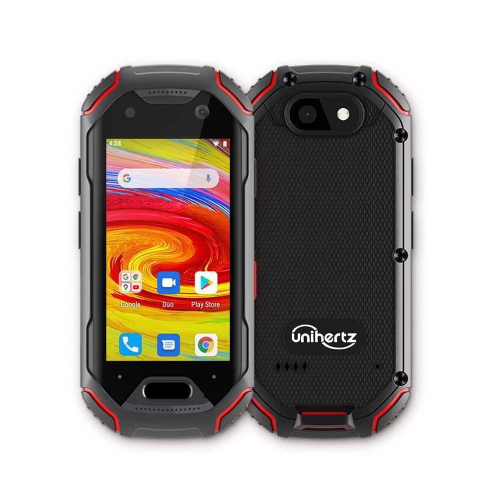 Unihertz Atom - The World's Smallest 4G Rugged Smartphone with Android 9.0 Pie, Unlocked, 4GB RAM, and 64GB ROM, Water-Resistant and dustproof(NO charger)