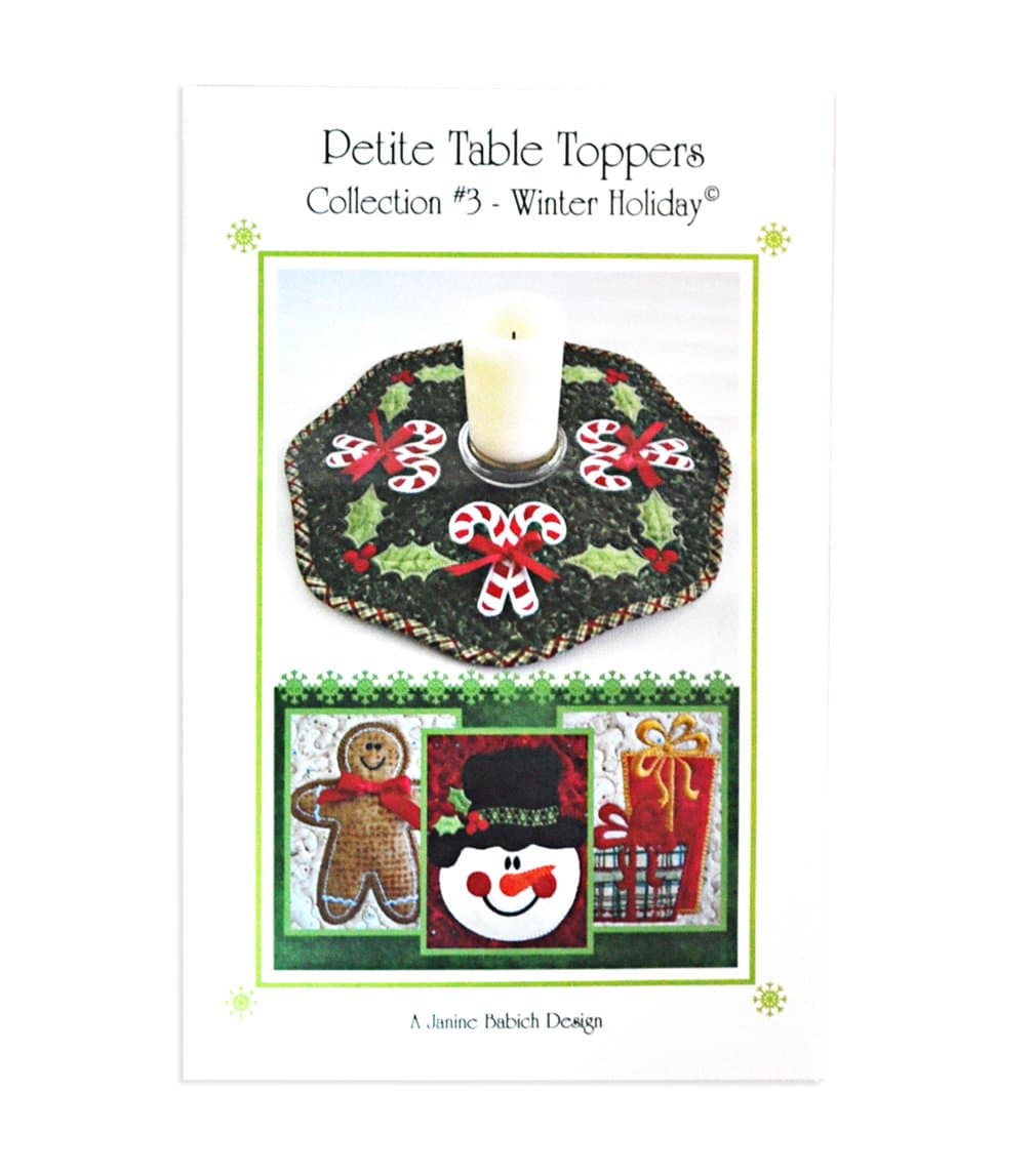 Janine Babich Designs Petite Tabletoppers Winter Pattern, Any