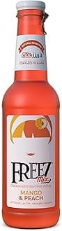 Carbonated Soda Flavored Cold Drink Non Alcoholic - Mango & Peach Mix - 275 ml, Orange
