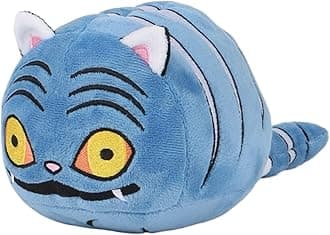 Tiger Plush Toy, Cute Stuffed Animal Dolls Plushie for Fans Halloween Birthday Desktop Gifts(Tiger A)