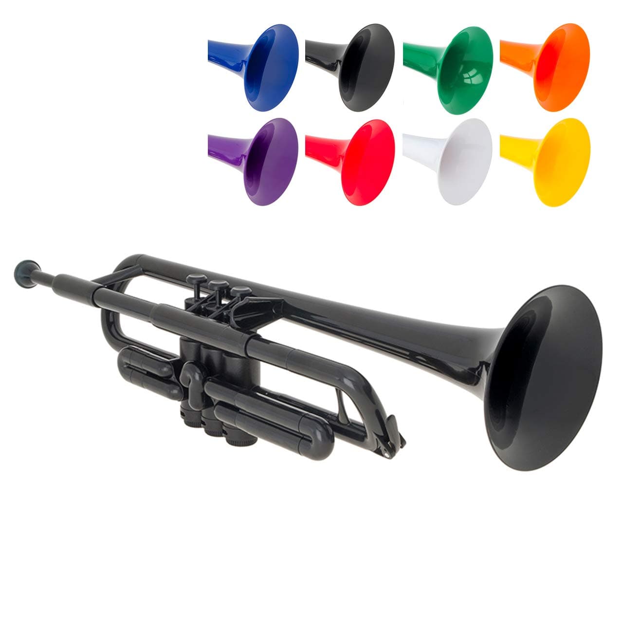 pTrumpet Black Plastic Trumpet