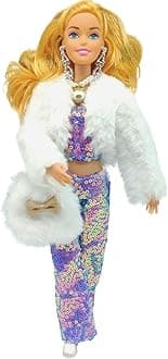 Stylish Fashions Girls Doll Toys, The Ultimate Fashionista Doll for Trendy Kids, 11.5 Inch Fashion Doll (White)