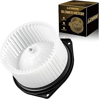 Front AC Blower Motor with Fan Fits for 2002 2003 2004 2005 2006 2007 Mitsubishi Lancer Outlander HVAC Heater Blower Motor Replaces# 700038