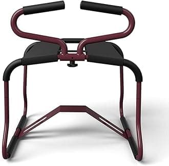 Folding Adjustable Position Assist Chair Portable Couples Mount Stool Elastic Furniture for Bedroom Bathroom Bear Weight up to 350 pounds 6007
