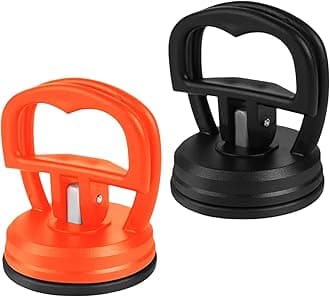 Heavy Duty Suction Cup, 2pcs Mini Suction Cup, Car Dent Puller, Mini Suction Cups, Heavy Duty Dent Removal Kit, Vacuum Suction Cups for Screen, Fridge and Tile Sucker Lifters Car