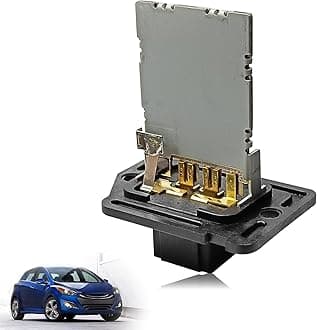 HVAC Blower Motor Resistor Compatible with Hyundai Elantra Sonata Kia Optima Sedona Forte Koup Forte5 AC Heater Blower Motor Resistor Replaces 971283K000