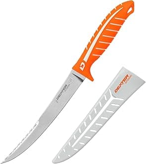 Dextreme Dual Edge 8" Flexible Fillet Knife | Includes Sheath