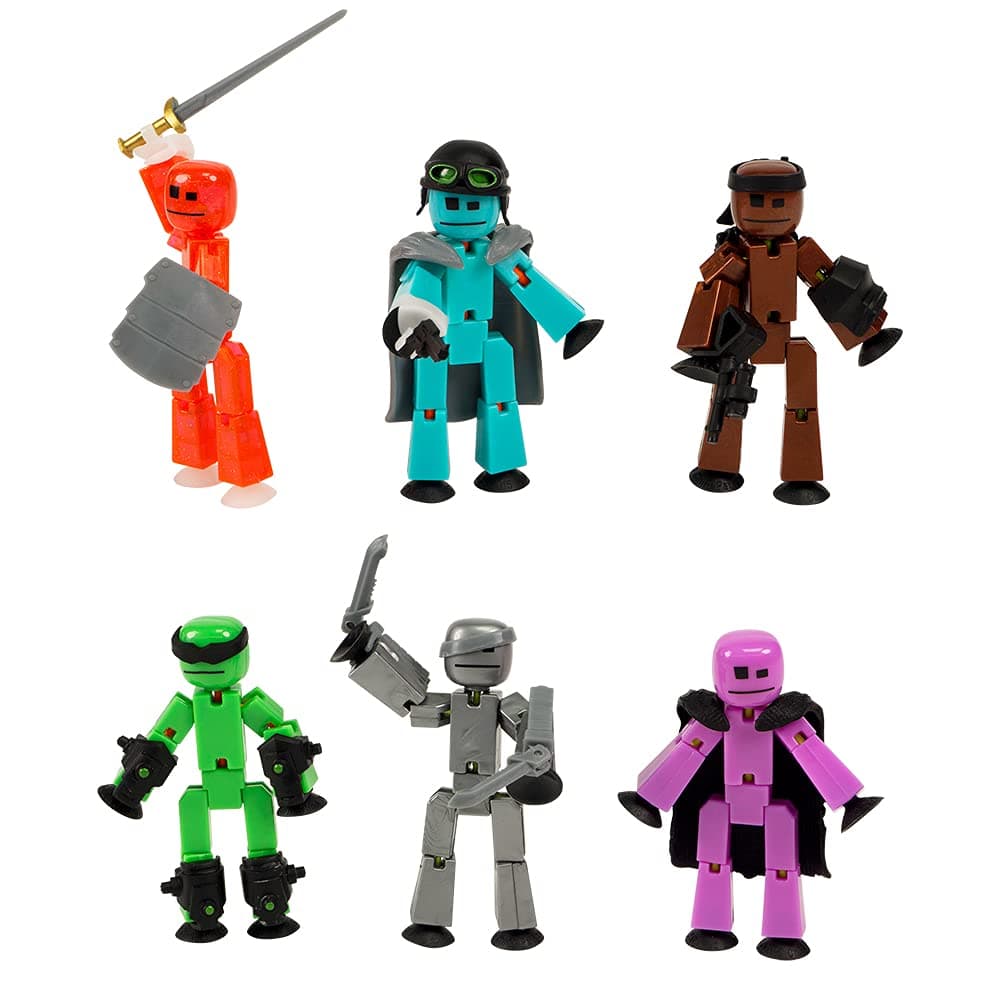 StikBot Off The Grid 6 Pack Action Figure Set