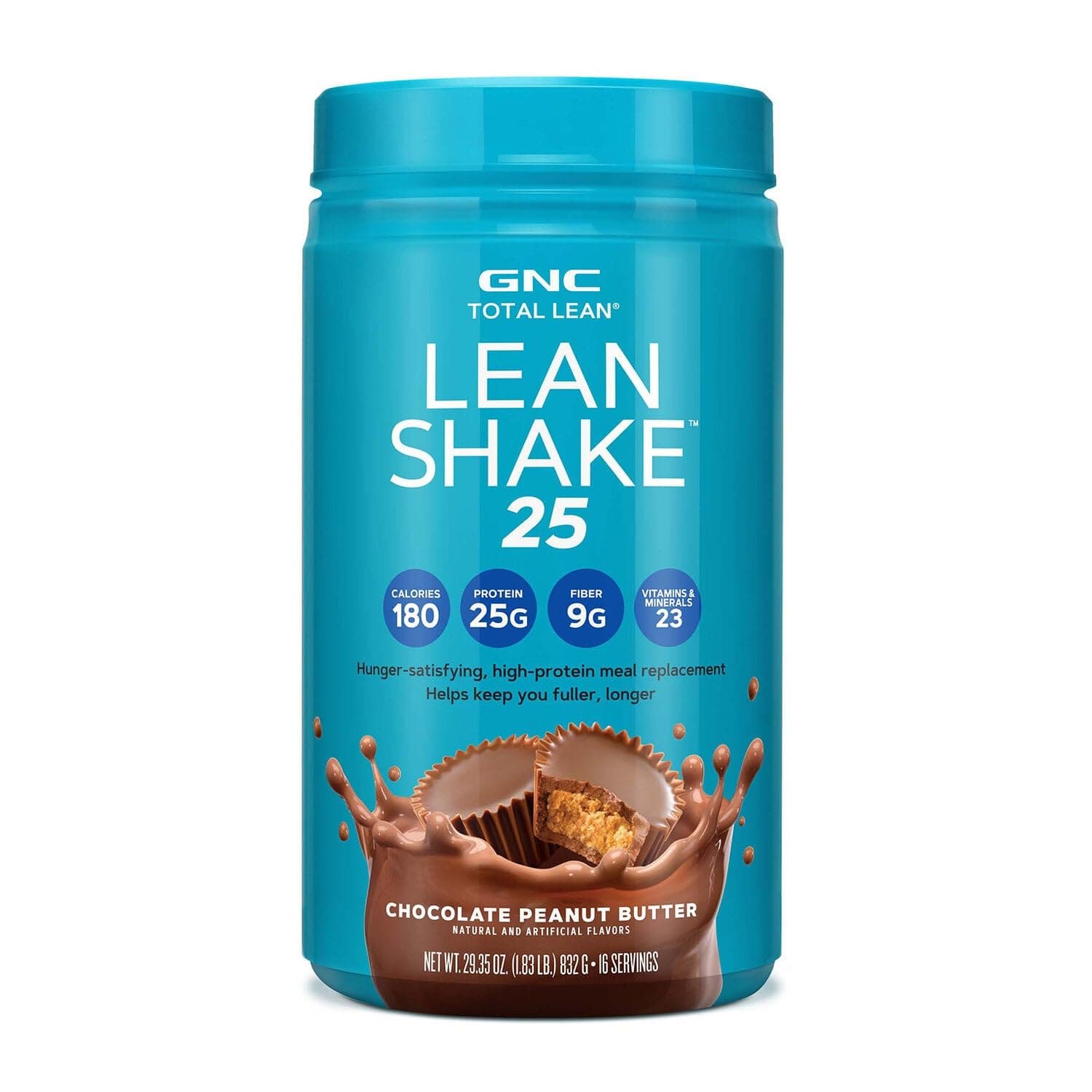 GNC Total Lean Shake 25 Protein Powder | 25g High-Protein Meal Replacement Sh...
