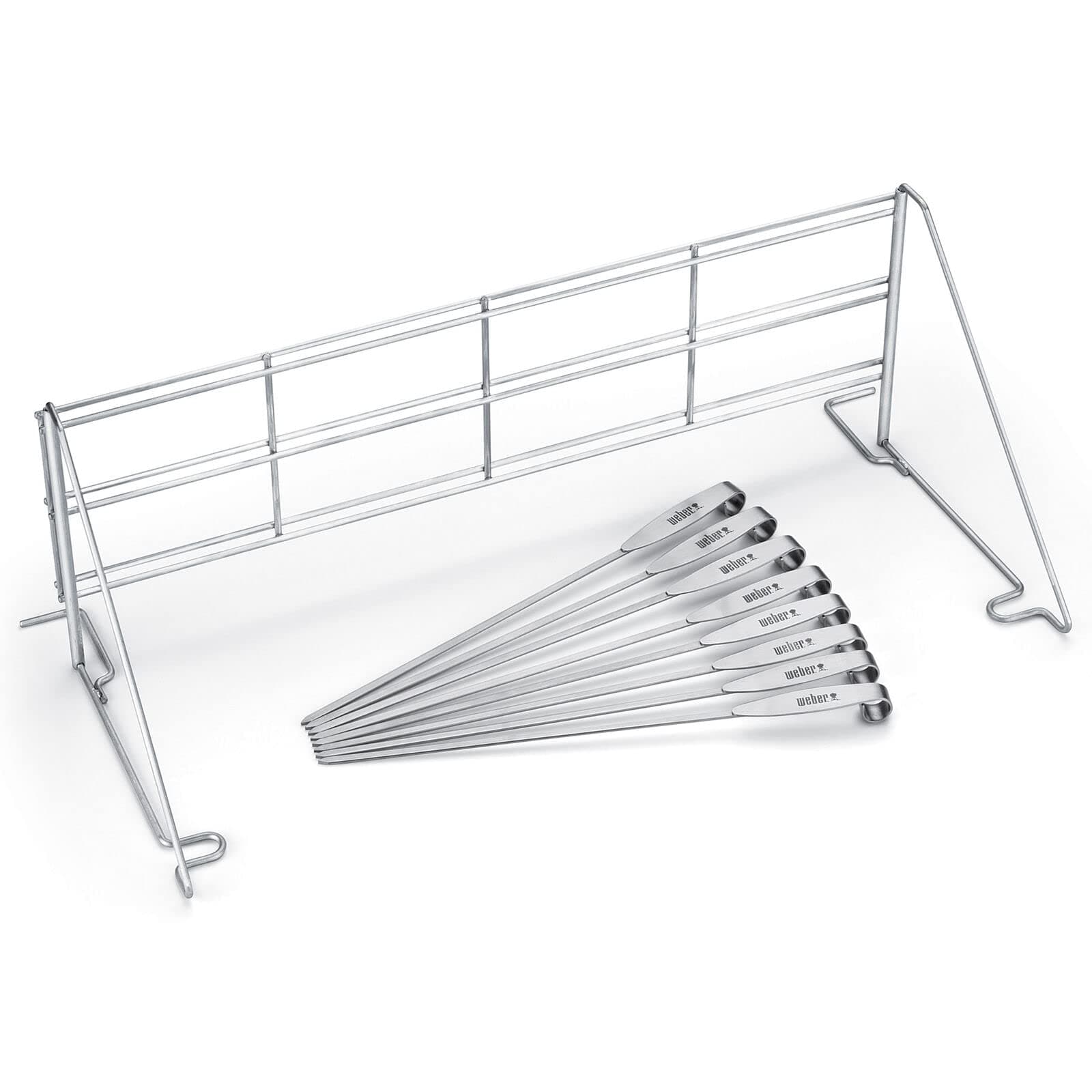 Weber Elevations Tiered Grilling System, 7615, Weber Original Elevation Rack with skewers, 8 pcs