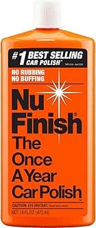 Nu Finish Car Polish by, NF-76 Liquid Polish for Cars, Trucks, 16 Fl Oz Each