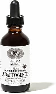 Adaptogenic 7 Mushroom Drops - with Organic Mushroom Extracts - Liquid Immune Support Tincture with Reishi, Lion's Mane, Cordyceps & Chaga Mushroom Liquid Extract (2oz)