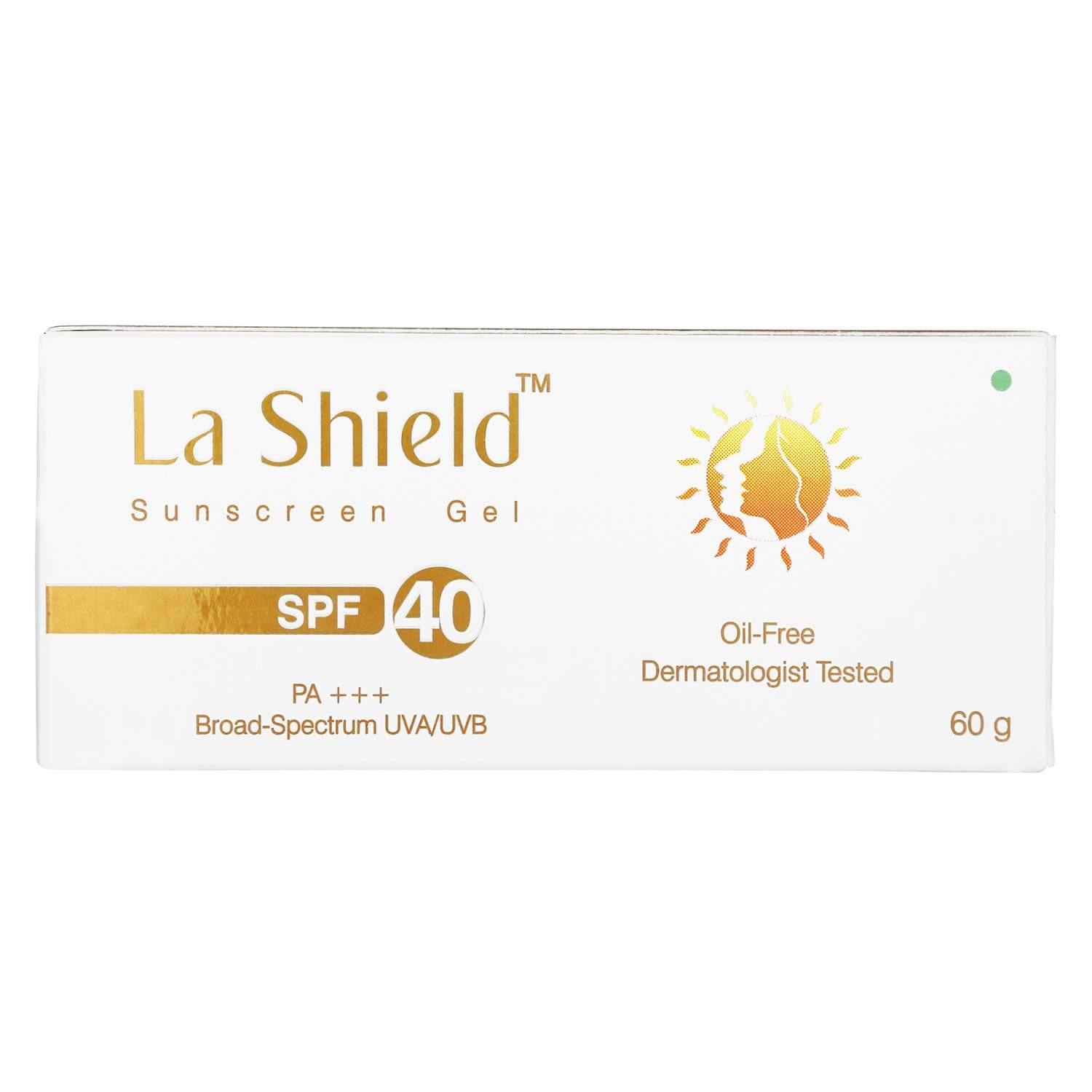Glenmark La Shield La Shield Sunscreen Gel SPF 40, White, 60 g