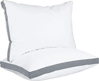 Utopia BeddingBed Pillows for Sleeping Standard Size (Grey), Set of 6, Cooling Hotel Quality, Gusseted Pillow for Back, Stomach or Side Sleepers