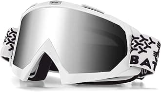 BATFOX Dirt Bike ATV Goggles Motorcycle Gear Riding Motocross Dirtbike 4-Wheeler MX DH Accessories Goggles Glasses for Men Women Youth UV400 Protection Dust-proof Anti-Slip Strap