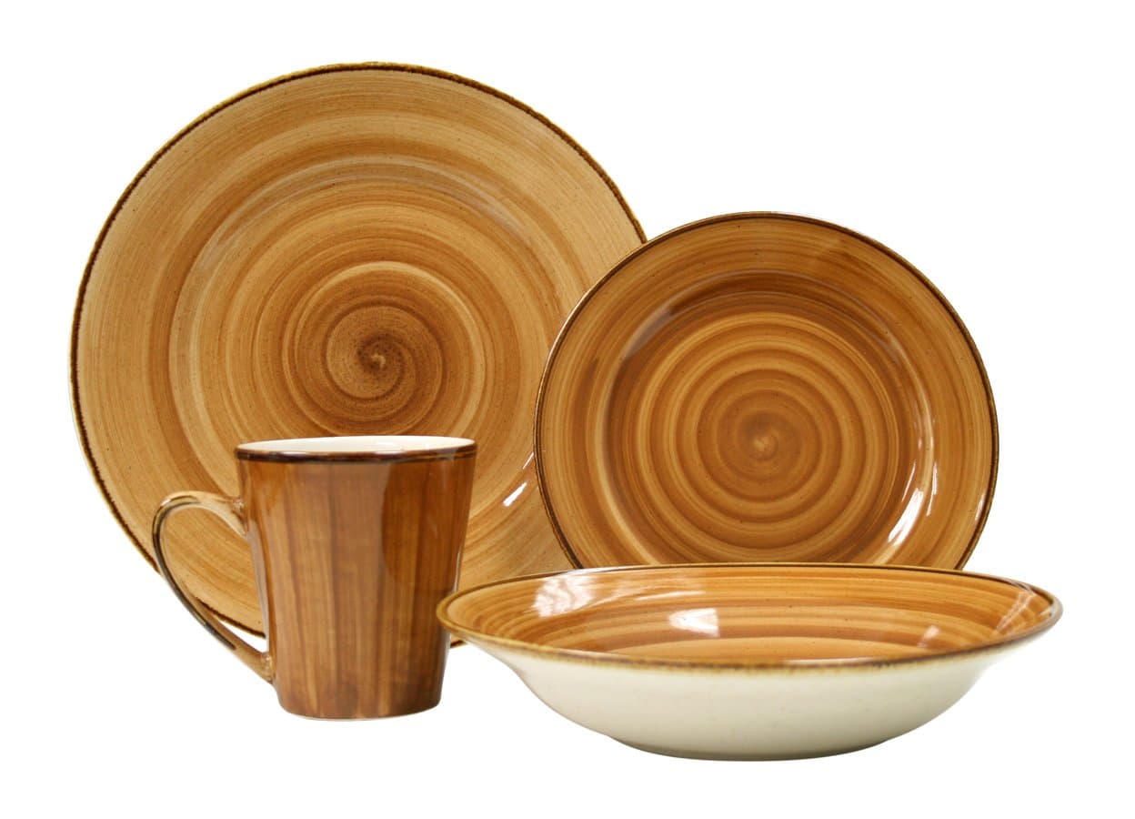 Thomson Pottery Kenya 16 PC Dinnerware Set Service For 4
