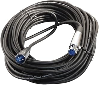 Your Cable Store Your 50 Foot XLR 3 Pin Male/Female Microphone Cable 28 AWG, 050 Ft (XM-F