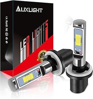 AUXLIGHT 880 LED Fog Light DRL Bulbs, 3000 Lumens Extremely Bright 890 899 892 893 884 885 Bulbs Replacement for Cars, Trucks, 6000K Xenon White