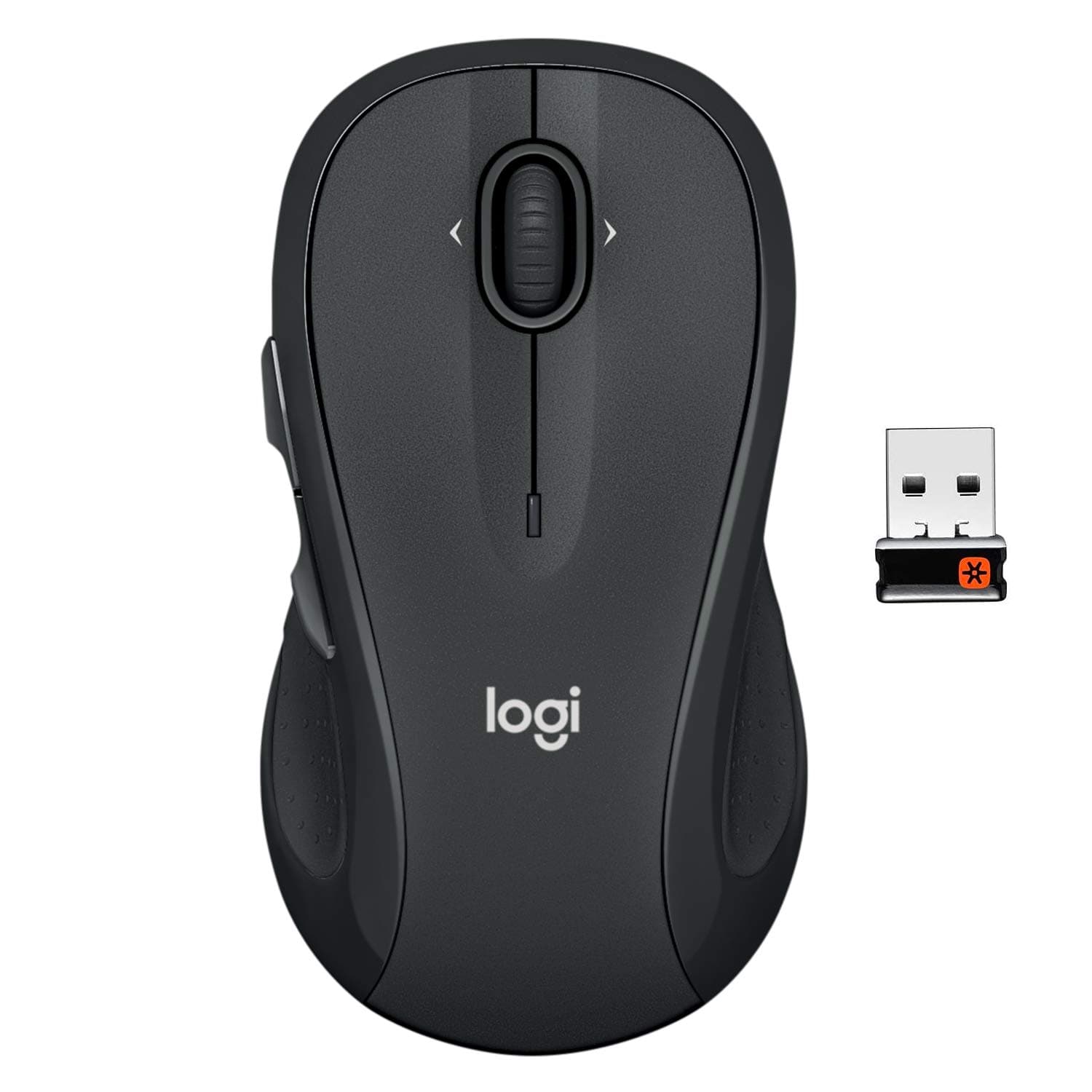 M510 Wireless Computer Mouse for PC with USB Unifying Receiver - Graphite