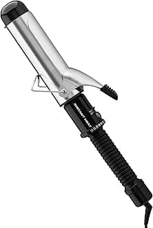 Conair Instant Heat 1½ Inch Curling Iron, 1½-Inch Barrel Hair Curler Produces Soft Waves and Loose Curls, 25 Heat Settings, Dual Voltage, For Use on Medium and Long Hair, Black