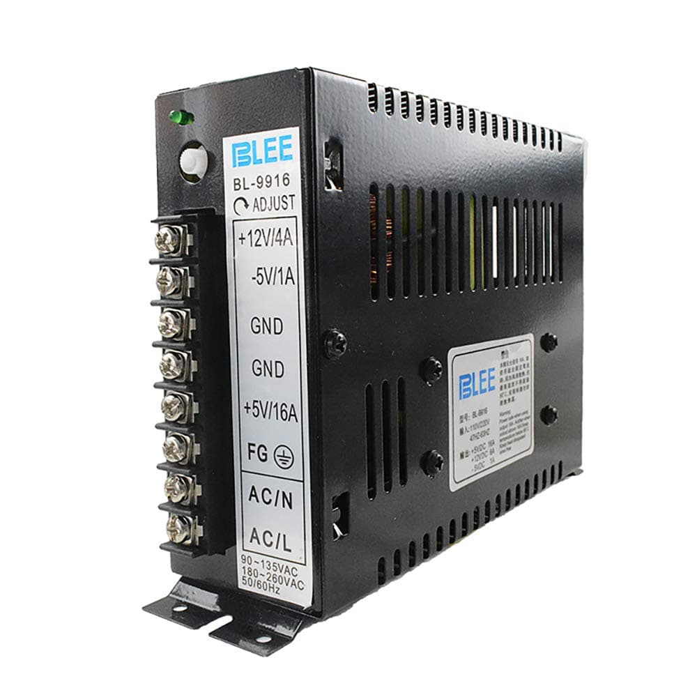 BLEE 16A Switching Power Supply Box for Arcade Jamma Multi Games Machines (5V 16A / 12V 4A / -5V 1A)