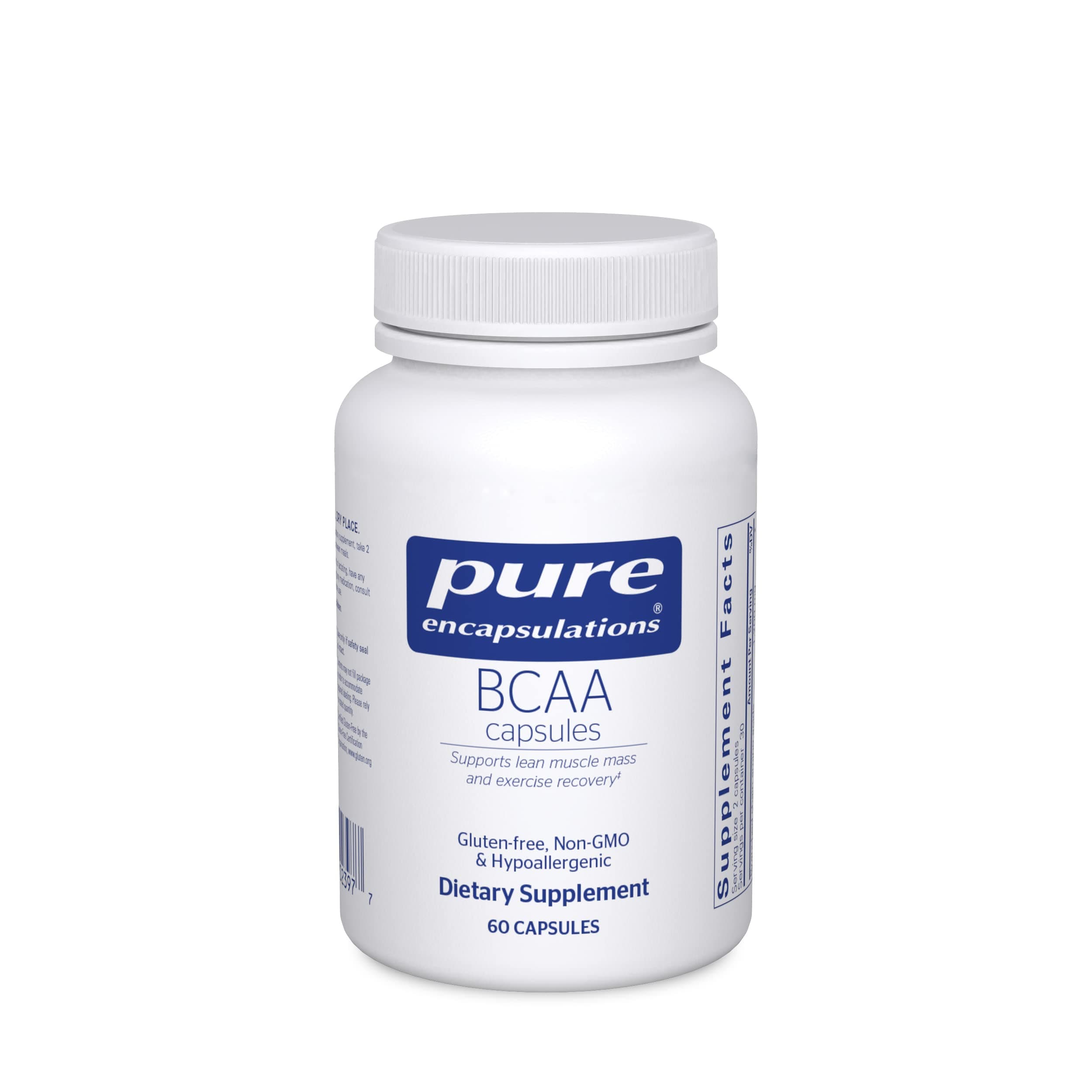 Pure EncapsulationsBCAA Capsules | Hypoallergenic Supplement to Support Muscle Function During Exercise* | 60 Capsules