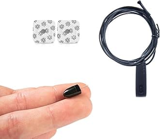 Spy Earpiece Bluetooth Hidden Wireless Earphones Invisible Headset Phone Microphone Exam - Mini Secret Headphone Listening Device Hearing Cheating Earbuds (Spy Earpiece Vip Pro UltraMini BT WM)