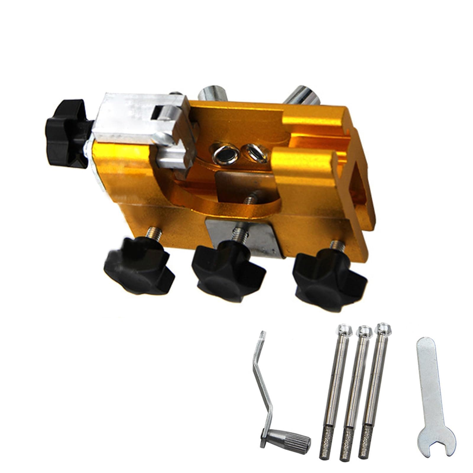 PEASAM Sherem Saw Sharpener Sherem Chainsaw Sharpening SheremChain Saw Sharpener Dotmalls Saw Sharpener Dotmalls Chainsaw Sharpener For Repairing Chainsaw Hand Cranked Sharpener Tool-3 Grinding Heads