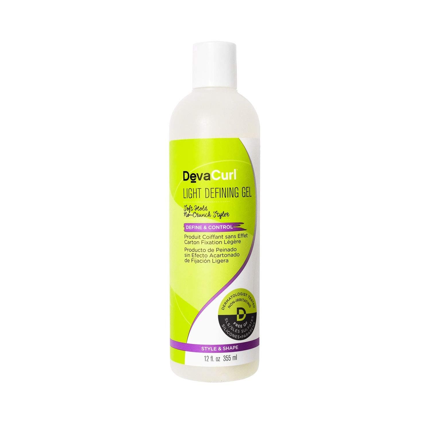 DevaCurl Light Defining Gel (Soft Hold No-Crunch Styler - Define & Control) 355ml