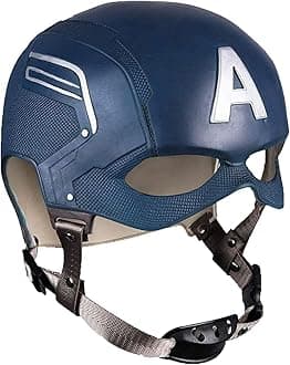 Cosplay Helmet Latex Movie Mask Avengers Halloween Props Blue