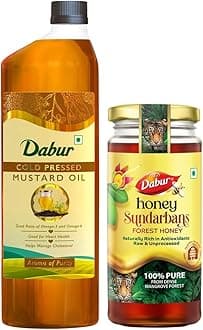 Honey Sundarbans-500gm & Dabur Cold Pressed Mustard Oil 1L