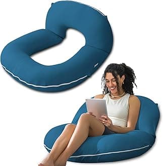 INSEN Reading Pillow, Back Pillow for Sitting in Bed for Reading, Nurse & Relax, Reading Pillow for Adults, Moms & Kids, Sit Up Pillow for BedOEKO-TEX STANDARD 100