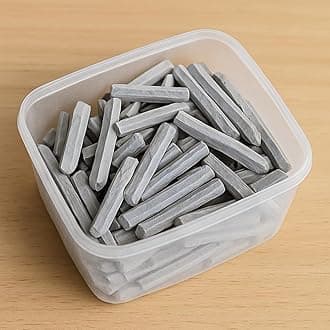 Slate Pencils Box – Approx 300 gm Slate Pencils | Suitable for Taking | Natural White Stone Writing Chalk | Dust-Free | Ideal for Kids, School, Art & Craft Use