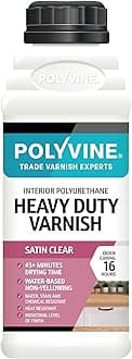 Polyvine Heavy Duty Interior Wood Varnish Satin 500ml