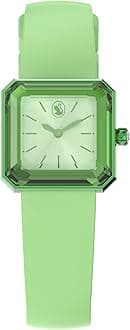 Swarovski Lucent Crystal Watch Collection, Green Crystals, Pink Crystals