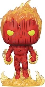 Funko Pop! Marvel: Fantastic Four - Human Torch, Multicolor, Model:44987