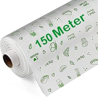 JASMINE & GLORY 150 Meter Butter Paper Roll for Baking – Non-Stick, Food Grade Parchment Paper | Microwave & Oven Safe | Ideal for Cake, Snack Preparation & Wrapping