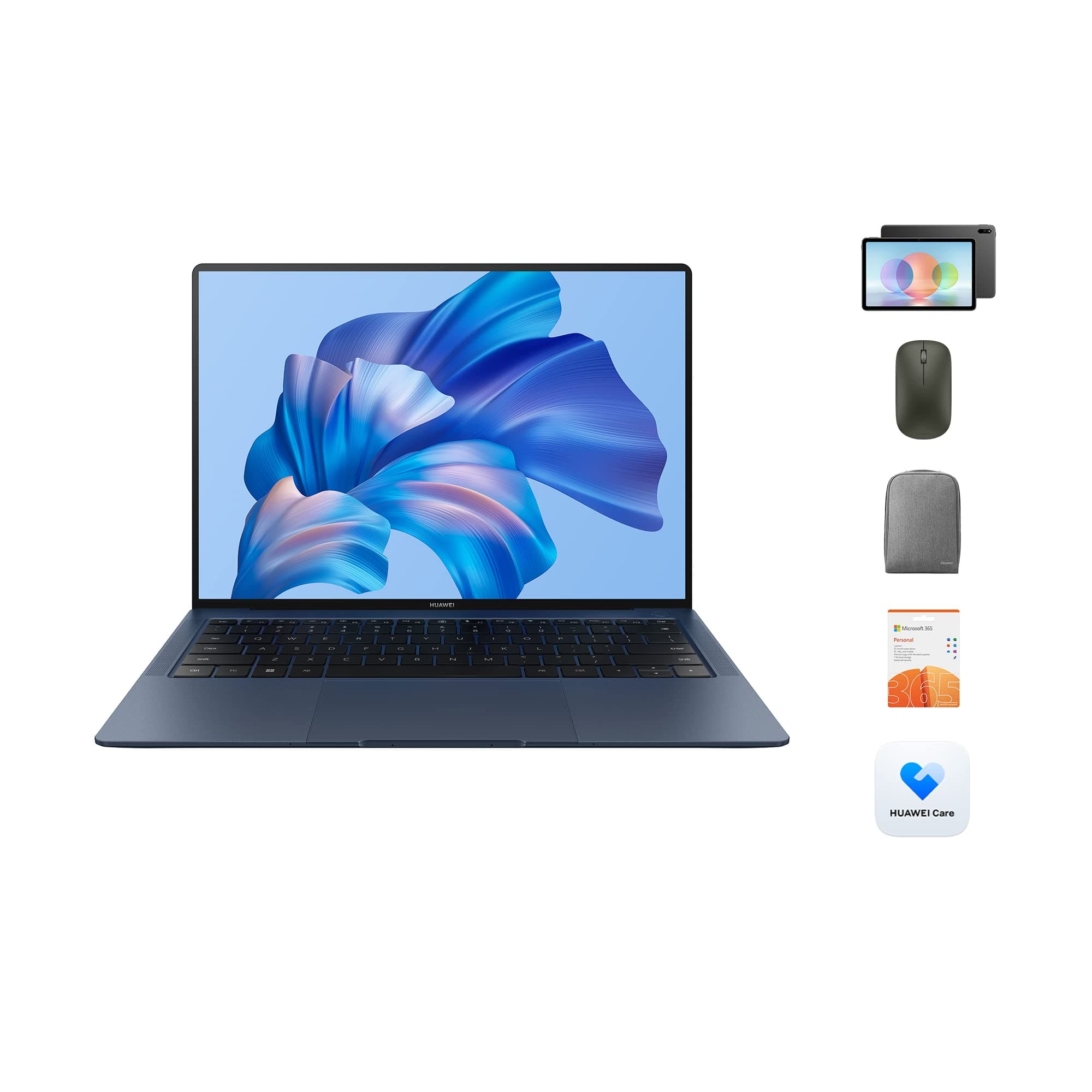 MateBook X Pro 2022, 12th Gen Intel Core i7-1260P Processor, 14.2 Inches FullView Touchscreen Notebook, 16GB RAM, 1TGB SSD, Skin-Soothing Metallic Body, Windows 11, Super Device, Ink Blue
