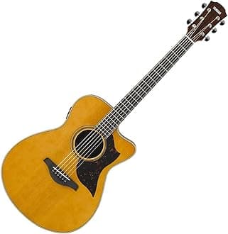 Yamaha 6 String Series AC3R Small Body Cutaway Acoustic-Electric Guitar-Rosewood, Vintage Natural, Concert VN
