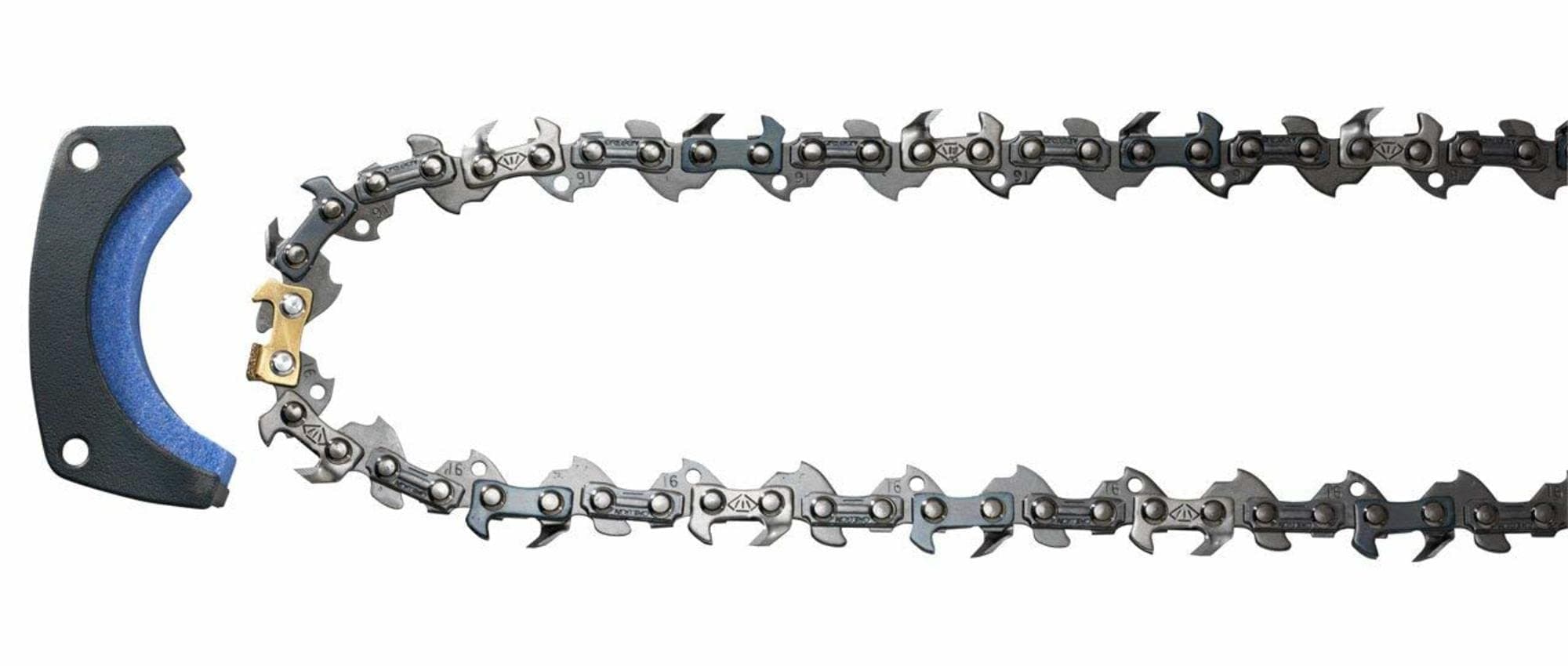 571037 PowerSharp Chain and Stone, 18", Silver