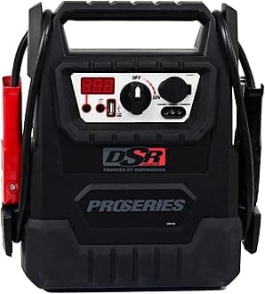 DSR ProSeries Car Battery Jump Starter, Maintainer & Portable Power Station - 12V 2000 Peak Amps & 400 Cranking Amps - with DC & USB Charging Ports - DSR157