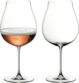 RIEDEL 6449/67 Riedel Veritas New World Pinot Noir Red Wine Glass, Pair Set, 27.2 fl oz (790 ml)