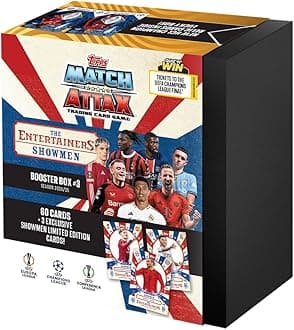 Topps UEFA Champions League Match Attax 24/25 Trading and Collectible Card Game (The Entertainers Booster Box - Showmen)